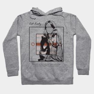 Cat Lady version 8 Hoodie